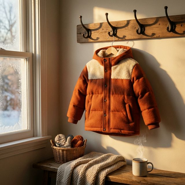Warme Winterjacke