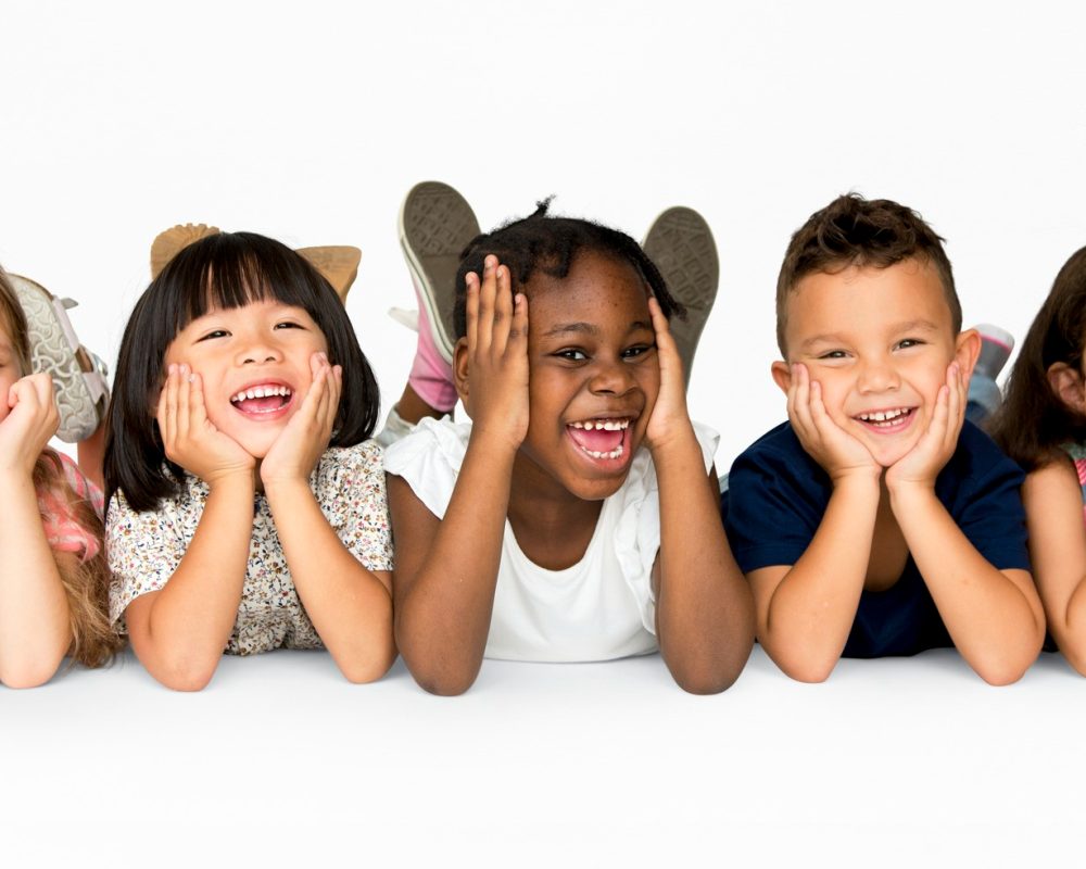 group-diverse-cheerful-kids